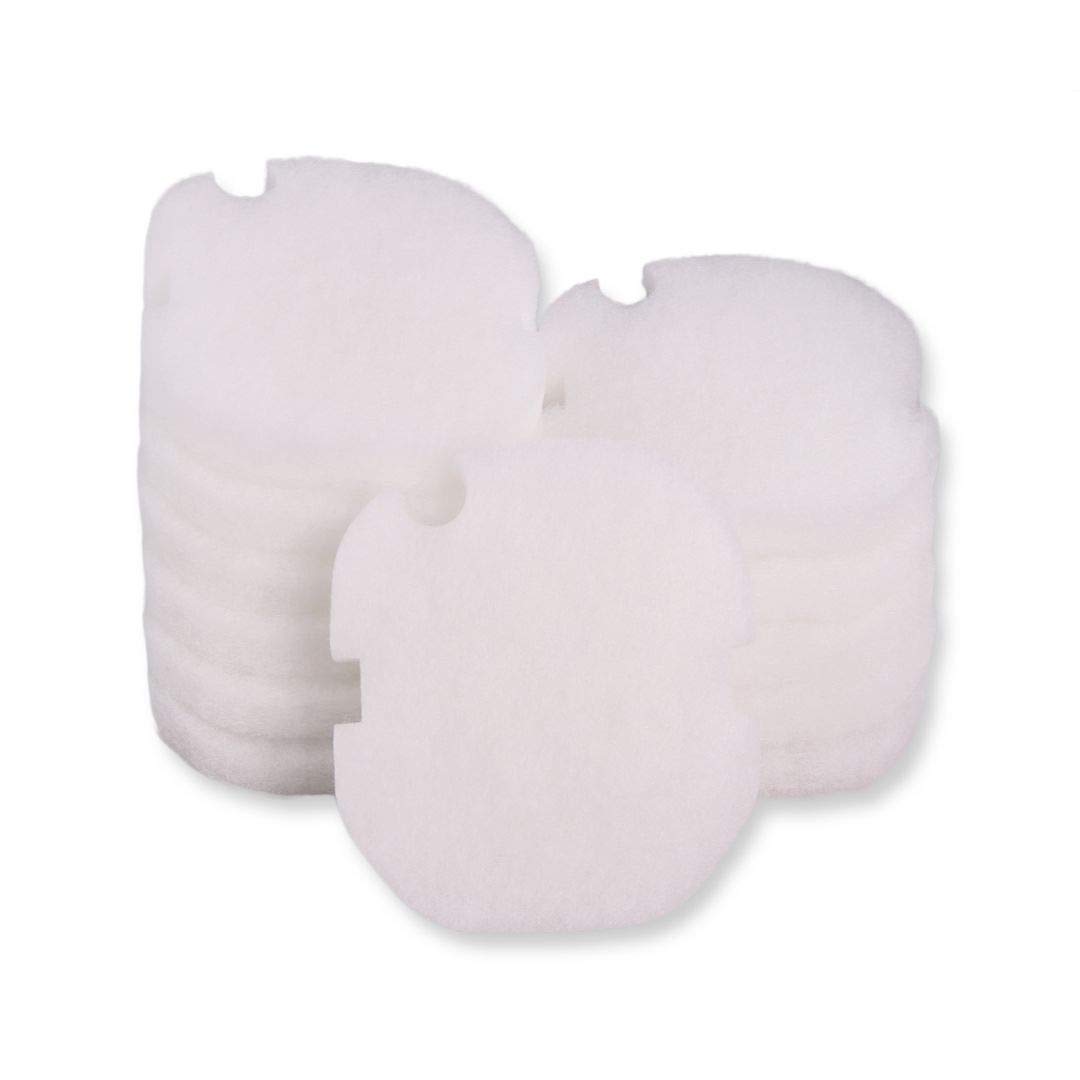 INGVIEE Pack of 12 Compatible Fine Wool Filter Pad for AquaManta EFX 200 Aquarium Filter