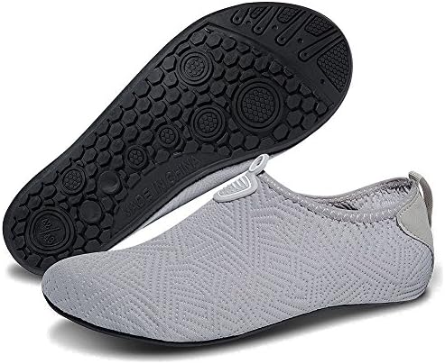 Msjenny Water Shoes Quick Dry Barefoot Sports Aqua Socks Beach Pool Swim Surf Yoga Shoes for Men Women