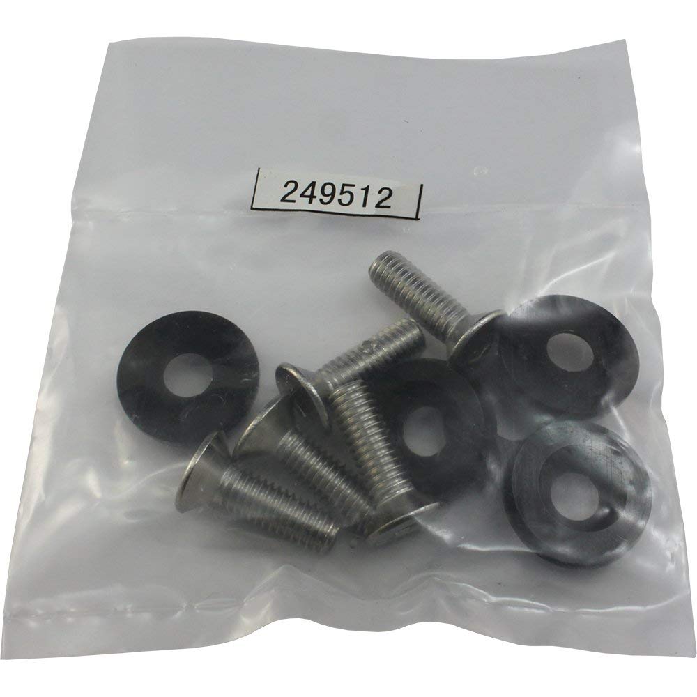 2003-2019 Honda Ruckus 10 Piece 6mm Bolt and Washer Dress Up Kit Black
