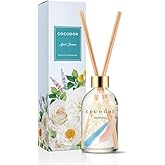 COCODOR Herbarium Reed Diffuser/April Breeze/6.7oz(200ml)/ Fragrance Scent Essential Oil Stick Diffuser Set for Bedroom Bathroom Home Décor