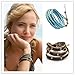 Beautifully handmade Fashion Bohemian Boho Style Adjustable Wrap Bracelet with shine Beads (BLACK )
