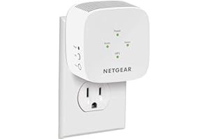 NETGEAR WiFi Range Extender EX2800 - Coverage up to 600 sq.ft. and 15 devices with AC750 Dual Band Wireless Signal Booster & Repeater (up to 750Mbps speed), and Compact Wall Plug Design