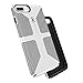 Speck Products CandyShell Grip iPhone 8 Plus Case, Also fits iPhone 7 Plus, 6S/6 Plus - White/Black