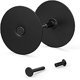 NxeAnnQi Stainless Steel Door Hole Cover Plate, 2-5/8" Anti-Pry Deadbolt | Includes Mounting Screw, Reinforced Construction, Enhances Entry Privacy, Upgrades Door Aesthetics, Fits Standard Door Hole