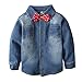 Big Elephant Boys' 2 Piece Cowboy Long Sleeve Jeans Outfit Denim Clothing Set H18 - Size 3