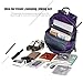 ZOMAKE Lightweight Packable Backpack 35L - Light Foldable Backpacks Water Resistant Collapsible Hiking Backpack - Compact Folding Day Pack for Travel Camping(Purple)
