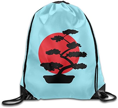 Japanese Bonsai Tree Drawstring Bags Backpacks