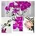 YIBELAAT Calla Lily Artificial Flowers Bridal Wedding Bouquets Latex Real Touch Lillies Flower Arrangements for Home Party (Black,2)