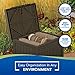 Suncast Small Deck Box Lightweight Resin Indoor/Outdoor Storage Container for Seat Cushions and Gardening Tools Store Items on Patio, Garage, 22 gallon, Mocha Wicker