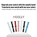 MOOLLY for Watch Band 42mm 44mm, Soft Silicone Watch Strap Replacement Sport Band Compatible with Watch Band Series 5 Series 4 Series 3 Series 2 Series 1 Sport & Edition (42mm 44mm M/L, Olive Green)