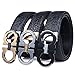Belts for Men Alligator Pattern Leather Belt 1.3