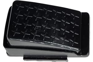 LINKEPOW 6 Volt 12 Volt Kids Electric Ride On Car Accelerator Foot Pedal Reset Control Switch for Kids Powered Wheels, Electric Battery Remote Tractor Quad Toy Gray 6-pin Socket