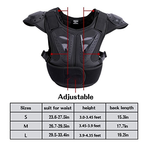 image for Takuey Children's Professional Armor Vest Protective Gear Jackets Guar