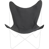 Butterfly Chair Cover Waterproof,Olefin Covers for Foldable Butterfly Chairs,Only Cover (Dark Grey)