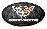 CHEVROLET CORVETTE Motors Cars Racing Patch Embroidered Iron on Hat Jacket Hoodie Backpack Ideal for Gift/ 9cm(w) X 5cm(h)