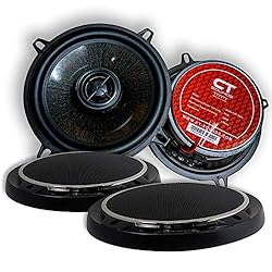 CT Sounds 5.25 Inch Coaxial Car Speaker Set, 4 Ohm
