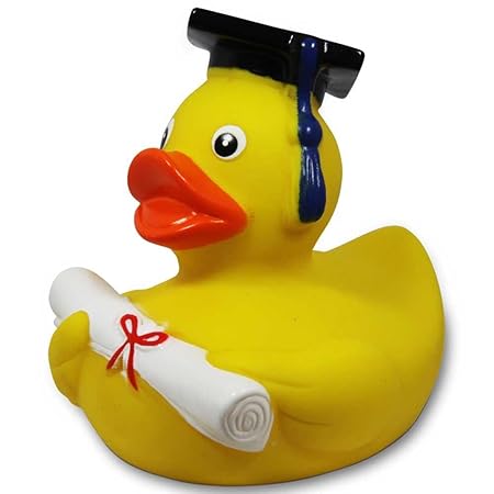 HC-Handel 916554 Vinyl Badeente Bachelor Gummiente 8 cm