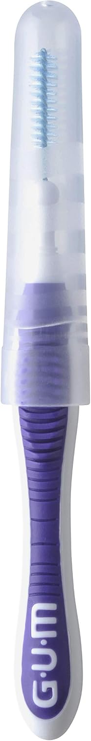 INTERDENT Manual Toothbrushes, 100 g, Lila, 6 count (Pack of 1) - Image 3