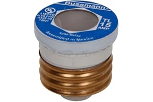 Eaton Bussmann series TL 15 Amp, 125 Vac and IR 10 kA, Retail Pack - 3 Pieces