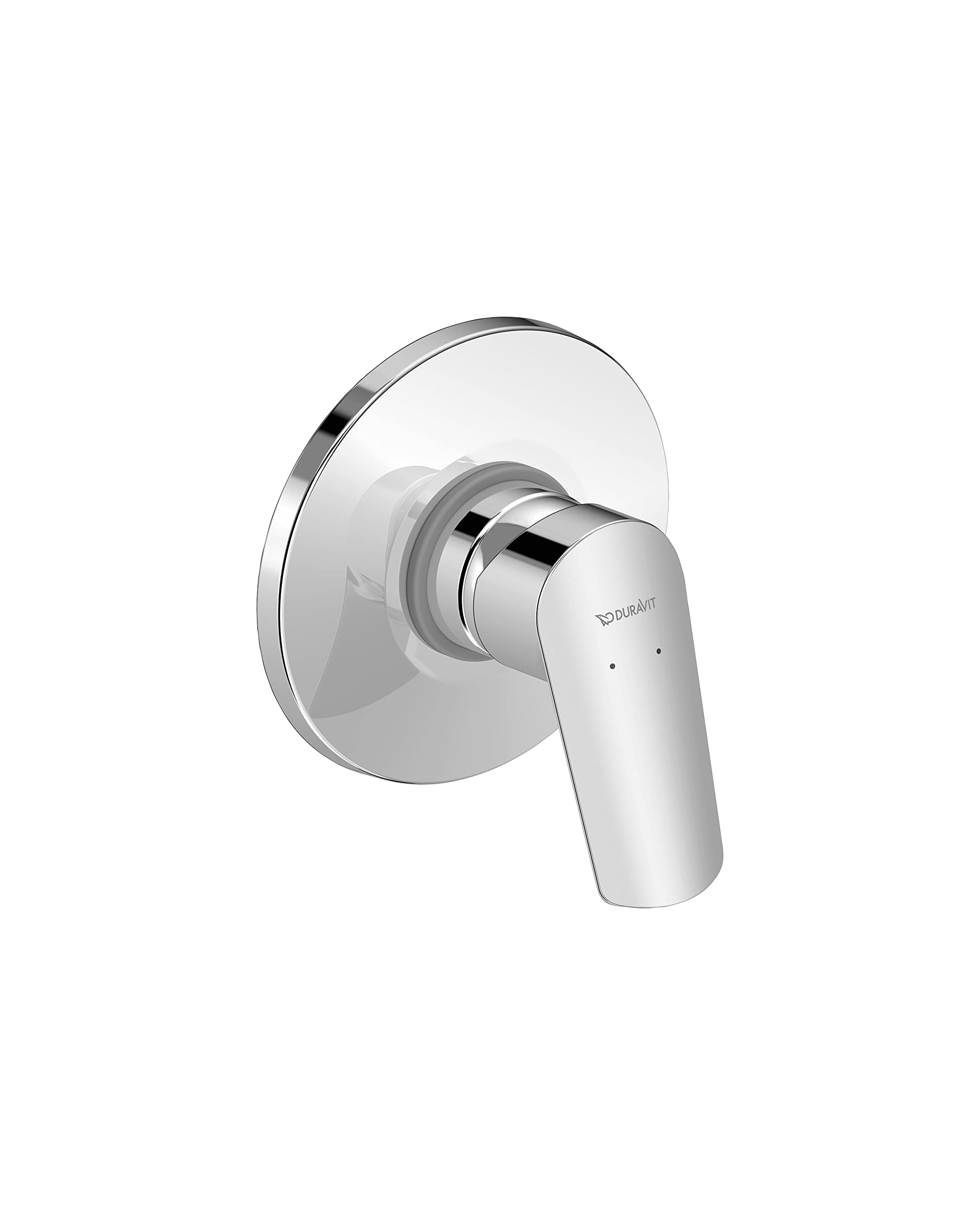 Duravit No.1 Shower Mixer Set for 1 Consumer, incl. Ready-Mounted Set with Concealed Basic Body, Bath Mixer with Ceramic Mixing System, Chrome — image 1