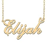 RONKAHSHOW Elijah Custom Name Necklace Customized