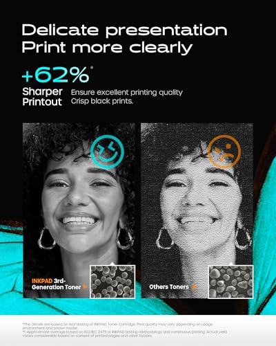 iNKPAD 149A W1490A Toner Cartridge (with Chip) Replacement for HP 149X 149A W1490A W1490X Toner Compatible for LaserJet Pro MFP 4102DW 4102FDN 4102FDW 4002DW 4002DN 4002D Printer (2 Black)