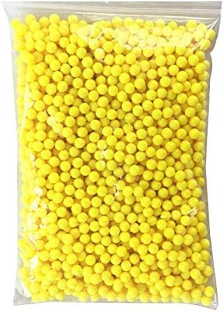 BAMBBLE® Plastic BB Bullets Airsoft Ammunition for Toy Gun Plastic Bullets for Air Guns - Size: 6mm (5000 Rounds, Yellow)