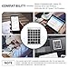 Bluetooth Number Pad, Jelly Comb N019 Ultra Slim Wireless Bluetooth 28-Key Numeric Keypad Data Entry with Multiple Shortcuts for Smartphones Tablet Surface pro and More (Silver)