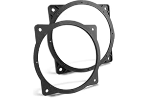 ANODZU 6.5-6.75 Front Door Speaker Adapter Spacer Ring Brackets Fit for Hyundai Elantra Genesis G80 Santa Fe Sonata Palisade Tucson Fit for KIA Forte Optima Sedona Sorento Sportage Soul 2Pcs
