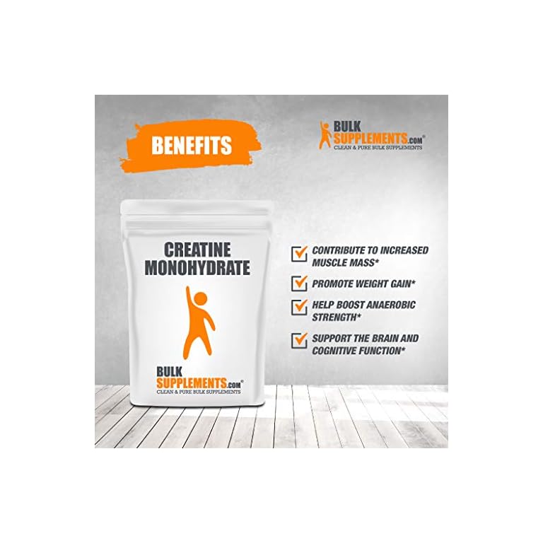 Creatine Monohydrate Powder Micronized By Bulksupplements