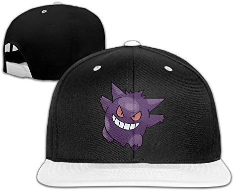 Unique Pokemon Cute Cartoon Gengar Hip Hop Contrast Color Baseball Cap Snapback