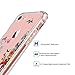 MOSNOVO Compatible for iPhone SE 2022 Case/iPhone SE 3 Case/iPhone SE 2020 Case/iPhone 8 Case/iPhone 7 Case, Forest Flower Floral Design for Women Girl Shockproof TPU Bumper Clear Cover