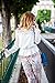 SheIn Women's Off The Shoulder Crochet Long Sleeve Blouse - White Large