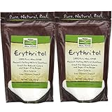 Now Foods Erythritol Natural Sweetener 1 LB (Pack of 2)