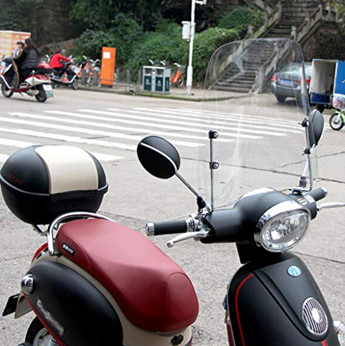 Startview Motorcycle Electric Vehicle PC Plate Shatterproof Wind-Proof Windshield (Clear) - Thumbnail 2
