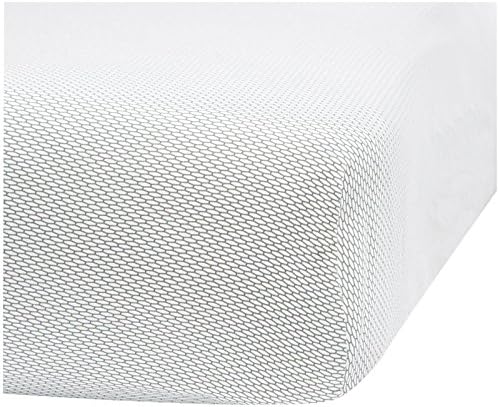 Oilo Mosi Crib Sheet, Pewter/Stone