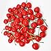 WsCrafts 50Pcs Artificial Lifelike Simulation Cherries for Home Decoration - Simulation Fruit Kitchen Decoration - Christmas Display
