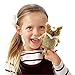 Folkmanis Mini Great Horned Owl Finger Puppet, Brown, White, Black