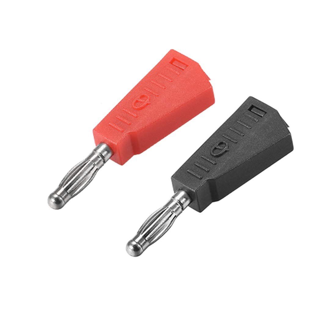 sourcing map 4mm Banana plugs Speaker Wire Cable Plugs Connectors 2 Colors 20A Jack Connector 5pcs