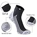 SuMade 100% Waterproof Breathable Socks, Unisex Cushioned Wicking Dry Fit Outdoor Sports Hiking Running Skiing Socks 1 Pair