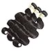 Brazilian Virgin Hair Body Wave 3 Bundles 100% Unprocessed Virgin Human Hair Extensions Natural Color (100+/-5g)/pc