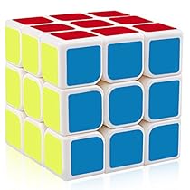 D-FantiX Yj Guanlong 3x3 Speed Cube Magic Cube Puzzle White 56mm