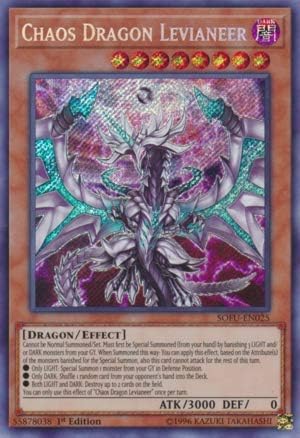 Chaos Dragon Levianeer - SOFU-EN025-1st Edition - Secret Rare