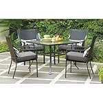 Mainstays Alexandra Square 5-Piece Patio Dining Set, Seats 4