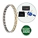 Earth Therapy Beautiful, Duo-Tone Titanium Magnetic Therapy Bracelet, Pain Relief