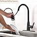 Hotis Best 1 or 3 Hole Pull Out Single Handle Single Lever Prep Stainless Steel Pull Down Sprayer Kitchen Sink Faucet, Oil Rubbed Bronze