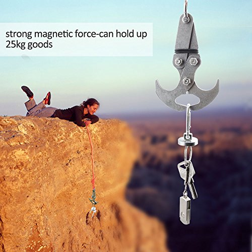 image for Gravity Hooks and Climbing Rope, Edobil Climbing Claw Gravity Carabine