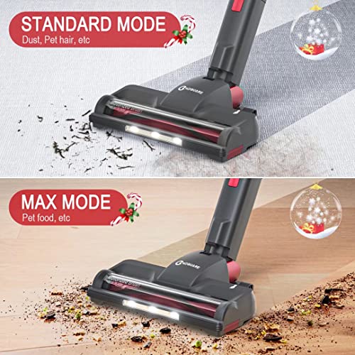 NEQUARE Cordless Vacuum Cleaner, 175W Stick Vacuum Cleaner with Self