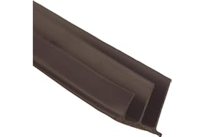 Pemko - S773D17 Silicone Adhesive-Backed Fire/Smoke Gasketing, Dark Brown Silicone Finish, 0.5" W x 0.375" H x 17' L