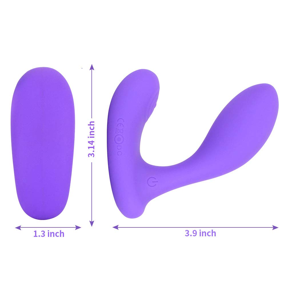 XINGHAOYA Male Vibrating Prostate Massager Anal Sex Toys 2 Powerful Motors and 10 Stimulate Patterns-Wireless Remote Anal Butt Plug for Unisex Men
